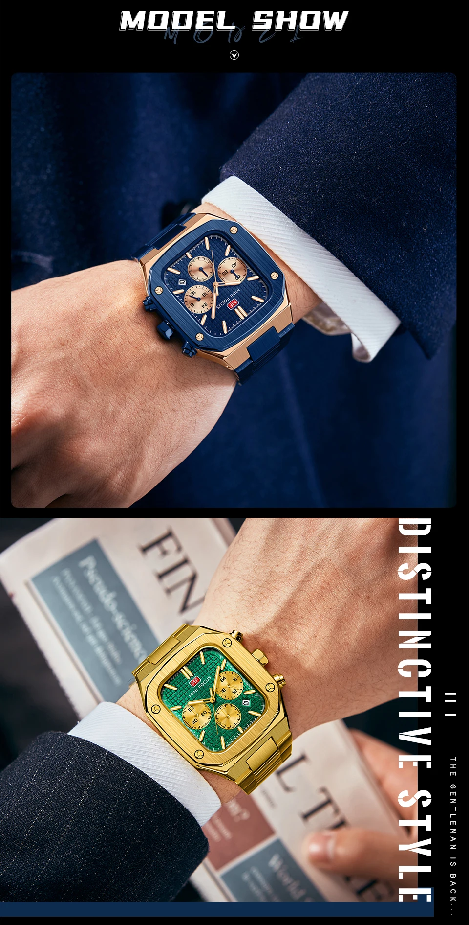 MINI FOCUS Quartz Watch for Men Waterproof_voghion.com