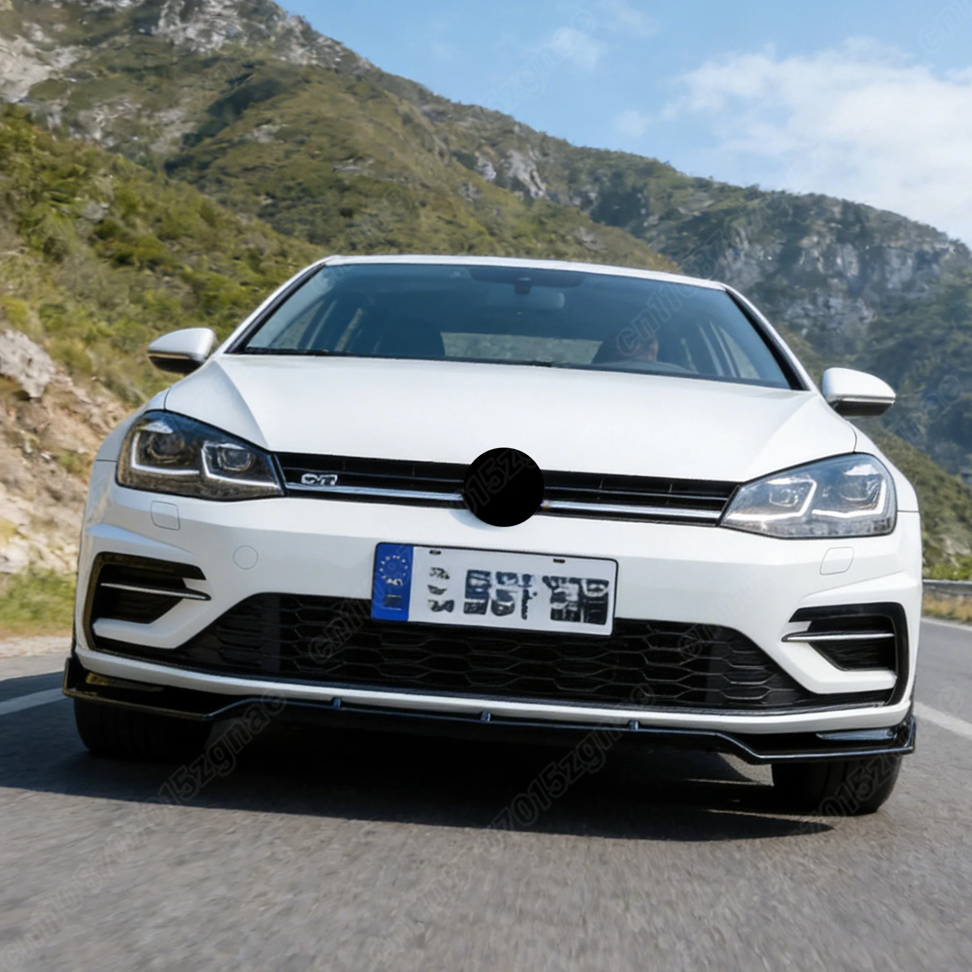 폭스바겐 골프 7 7.5 GTI GTD R R-라인 페이스리프트 2012 2013 2014 2015 2016 2017 2018 2019 자동차 프론트 범퍼 립 바디 개조 키트