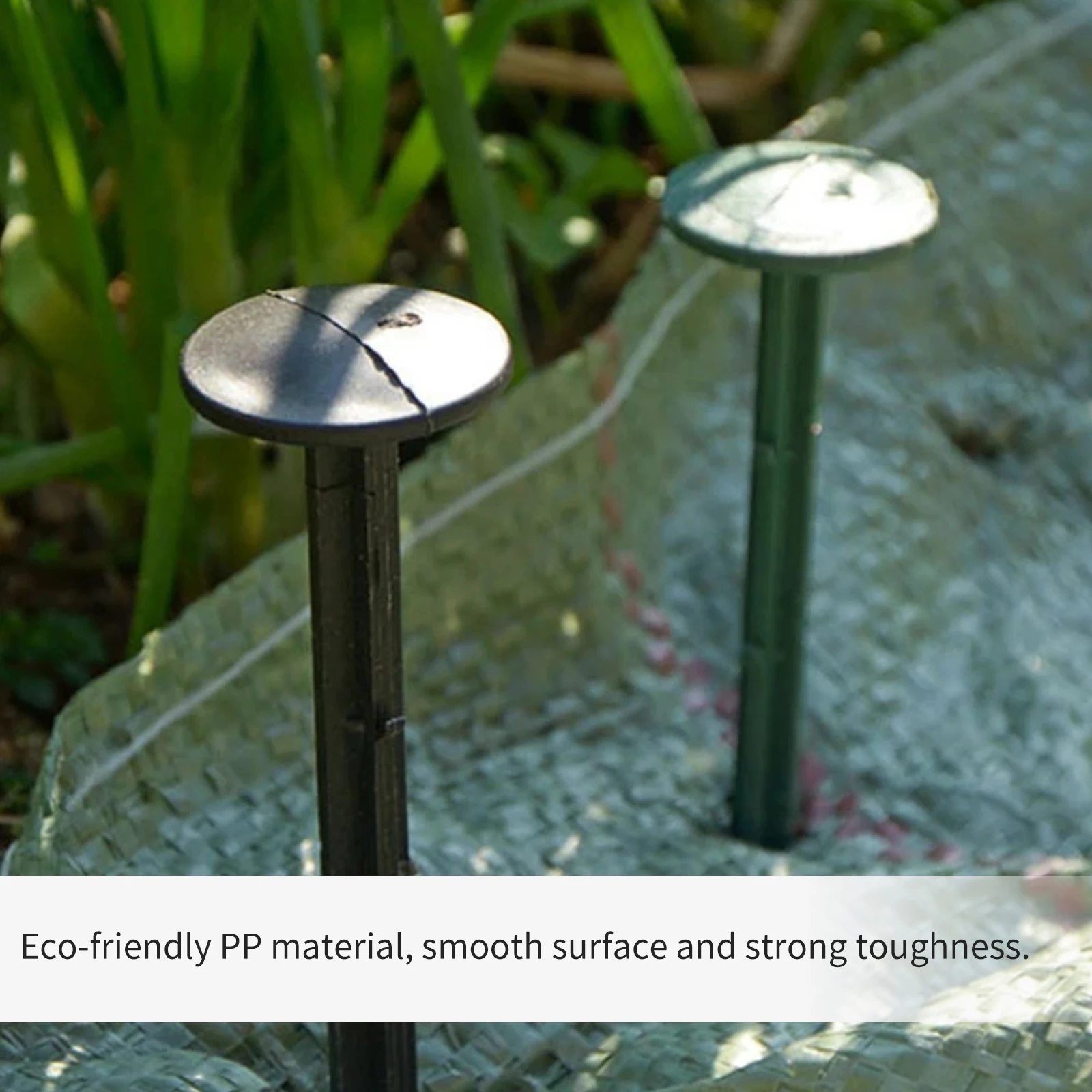 Ground Nail Film Fixed Garden Pegs 100pcs/set Greenhouse Film Weed Prevention Ground Cloth Sunshade Fly Net Plastic Fixed Pegs
