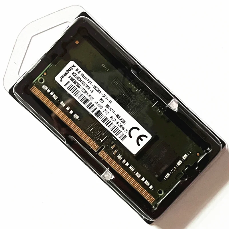 Kingston DDR4 RAMs 8GB 3200MHz Laptop Memory SODIMM 8GB 1Rx16 PC4
