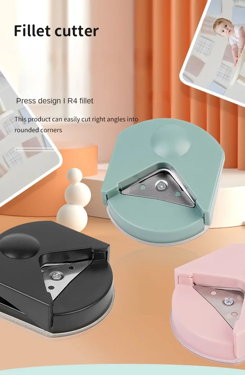 Description Picture 2 of item1Pcs R4 Corner Rounder Paper Cutter Paper Corner Edge Cutting Circle Shape Trimmer Papers Photos Card Circles Corner Cutter