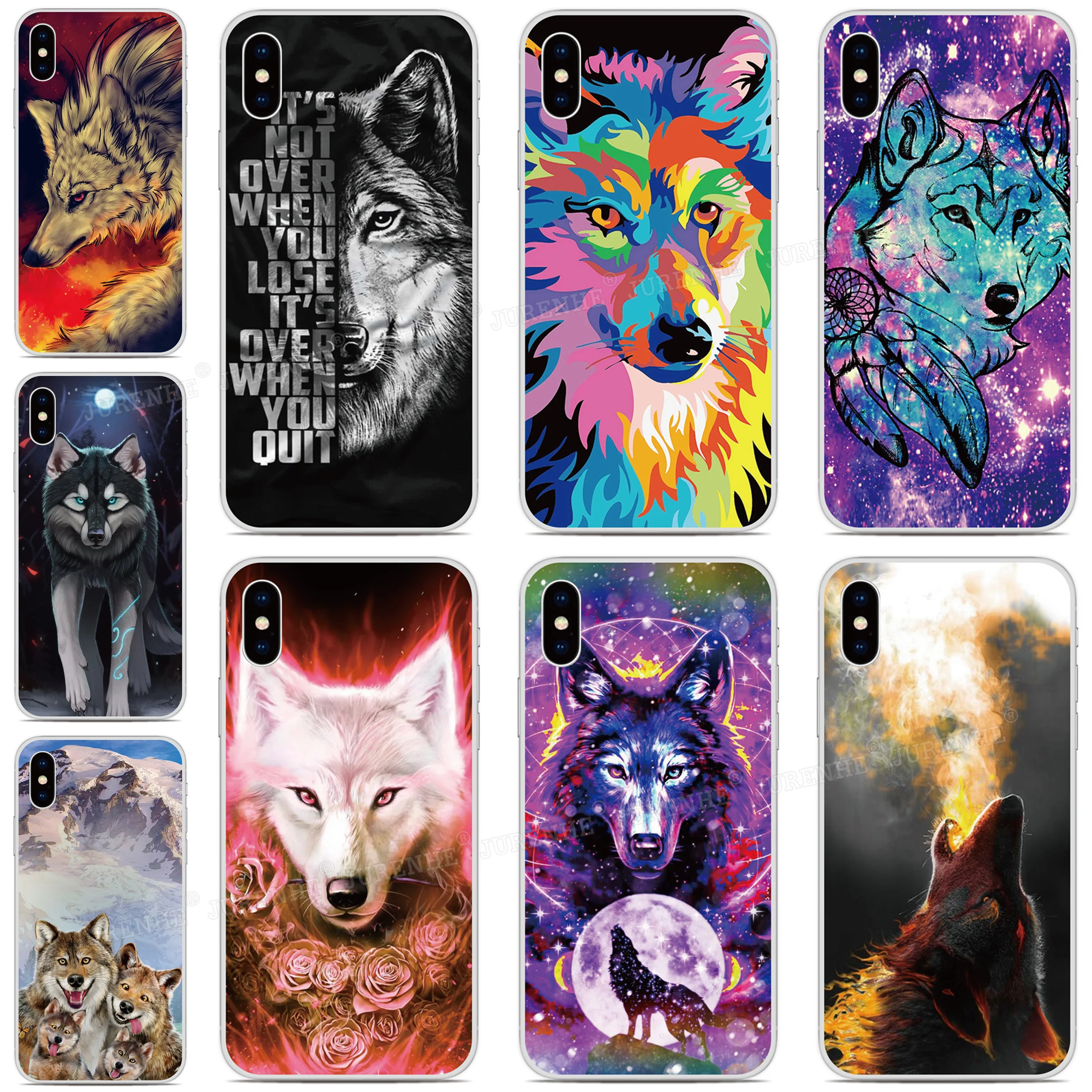 Animal Wolf Cover Per Asus Zenfone 10 9 8 Flip 5Z 4 Rog Phone 2 3 5 6 7 Max Pro M2 M1 Plus Shot Zb631Kl Zs620Kl Zs590Ks Case