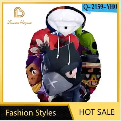 thumbnail image 1 of Sudaderas con capucha de anime para cosplay, camisetas con estampado 3D de 4 a 16 años, camisetas de manga corta, camisetas nuevas de dibujos animados de 2024, sudaderas con capucha de Leon Crow, 1 of 5