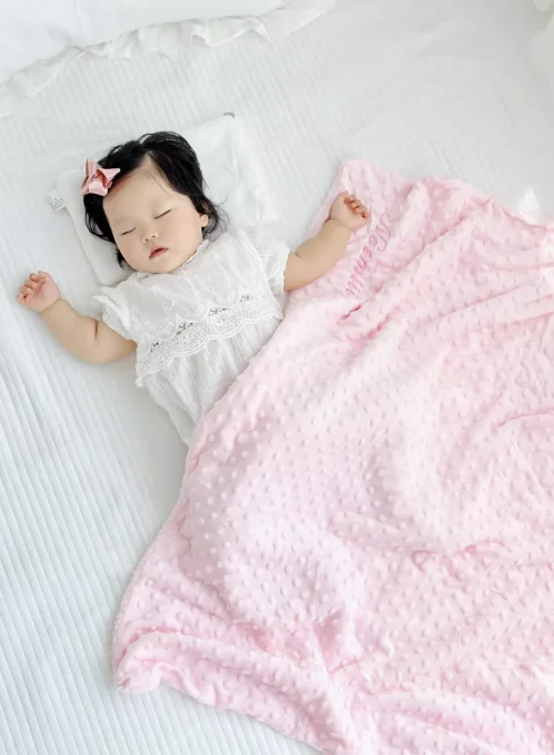 Blanket Baby Name Blanket With Baby Name Pink Personalized baby blanket