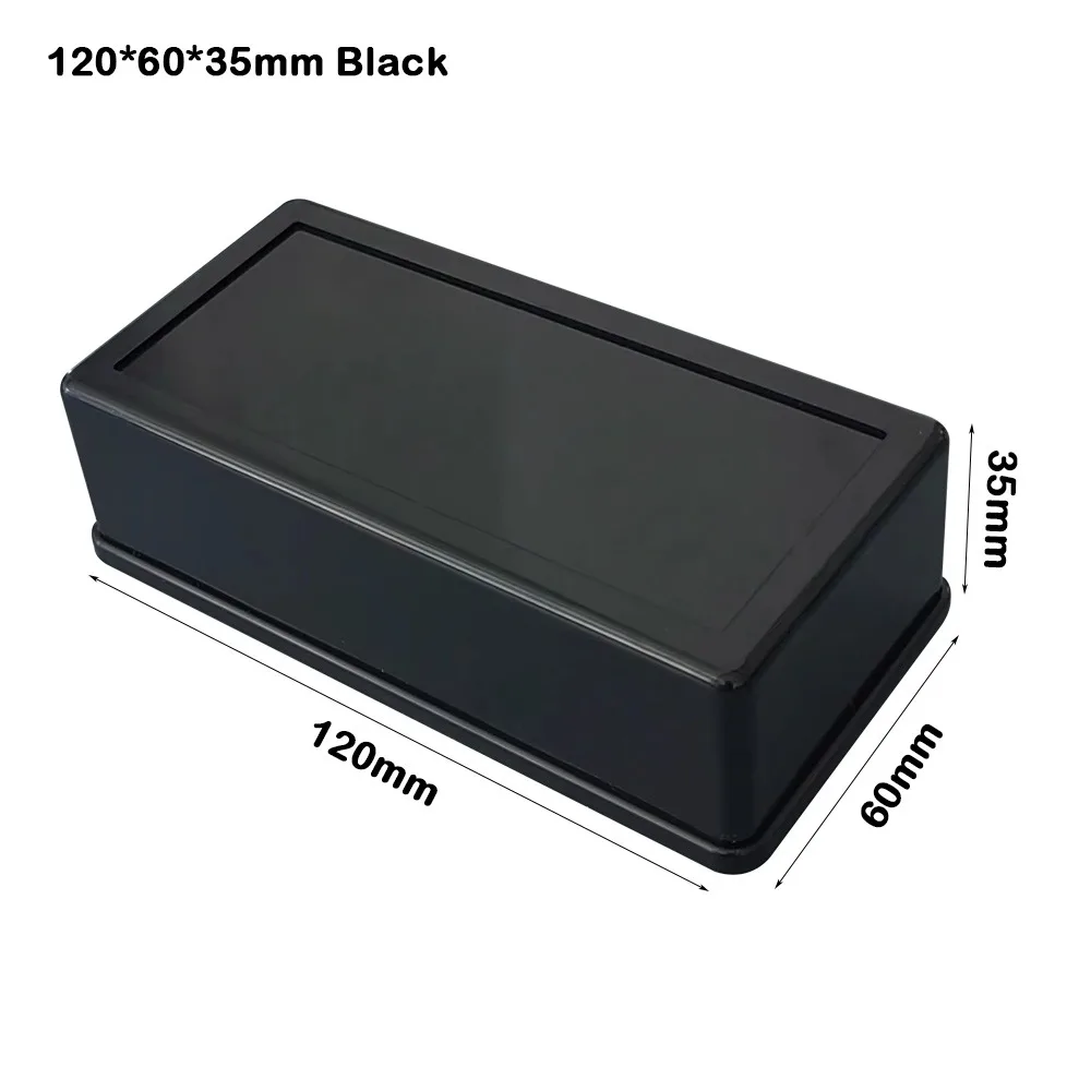 Universal Waterproof ABS Plastic Enclosure Box - Durable Storage Case for Electronics and Instruments (White/Black)