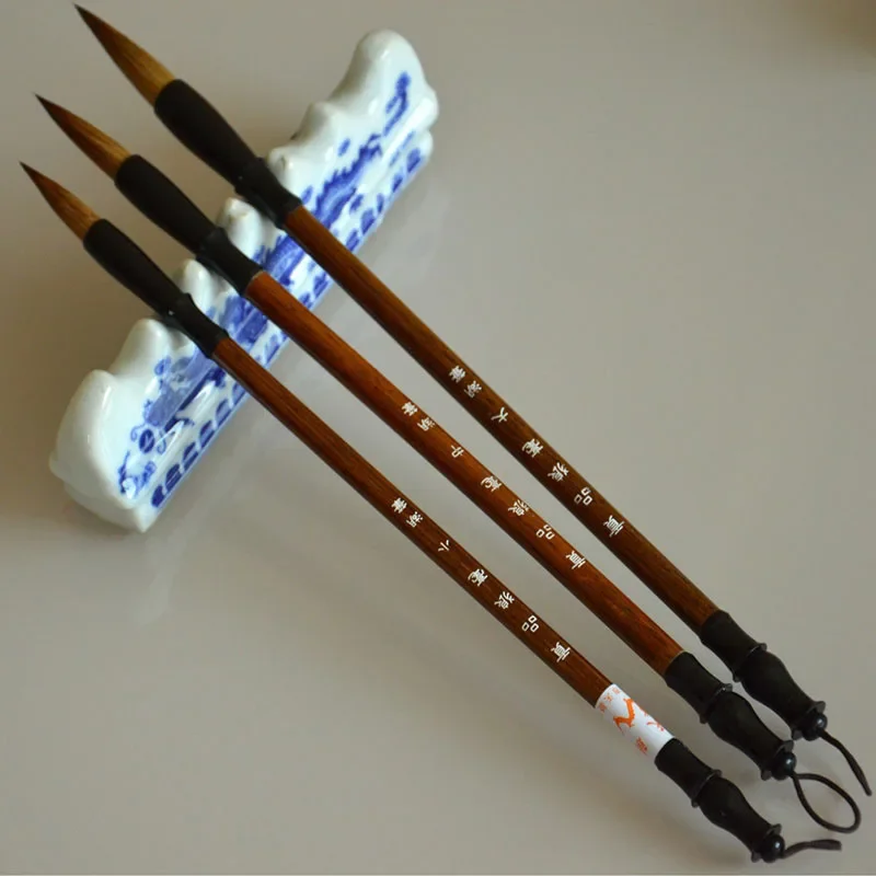 Calligraphy brush 3pcs/set Chinese Calligraphy Brushes Pen For Woolen And Weasel Hair Writing Brush Fit For Student School calligraphy brush