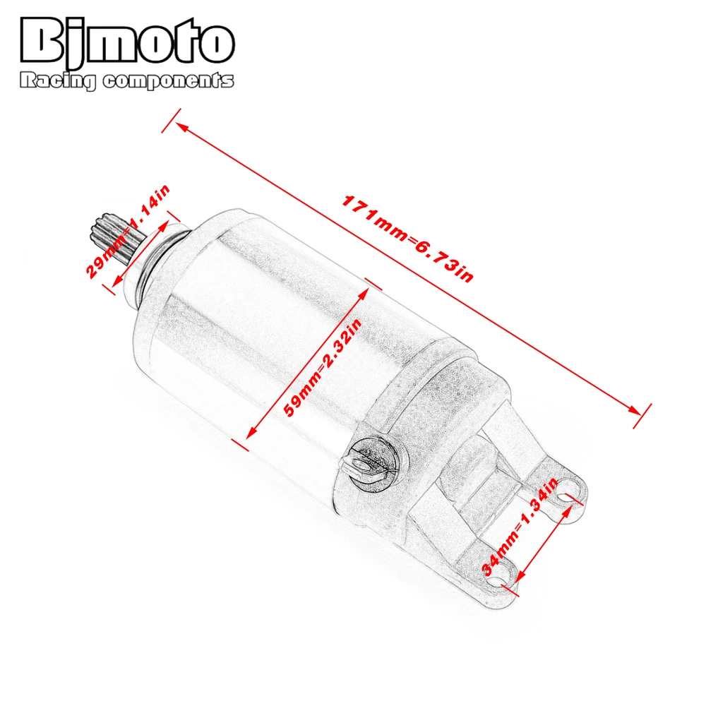 Electrical Starter Motor For Suzuki 31100-14F01 AN 250 Burgman 250 AN400 Burgman 400 UH200 200 UH125 125 AN-250