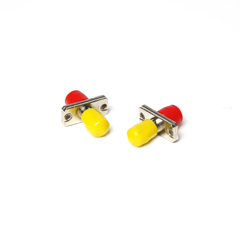 100PCS Low Loss FC-ST fiber optic adapter Simplex flange coupler FC to ST Connector Fiber Optic Flange Optical Attenuator