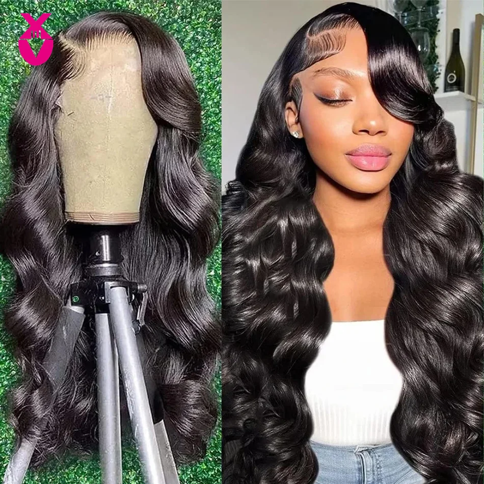 

28 30 Inch HD Transparent Lace Body Wave Lace Front Wigs 100% Human Hair Wigs For Women Natural Remy Human Hair Lace Frontal Wig