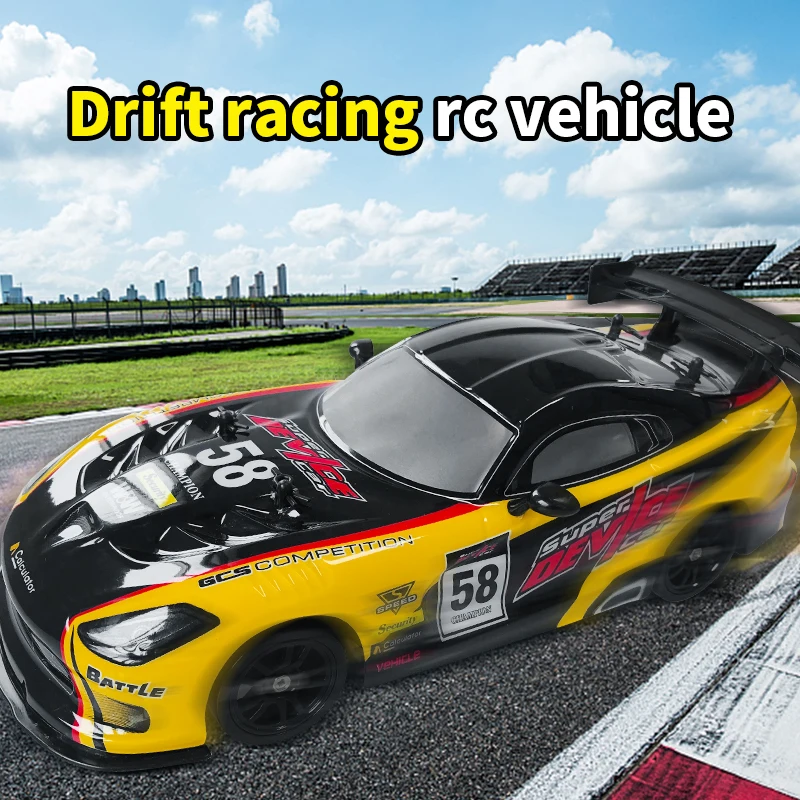 Rc carro para r8 gt 2.4g corrida drift carro 1:10 alta velocidade campeão  carro de controle de rádio modelo do veículo brinquedo passatempo elétrico