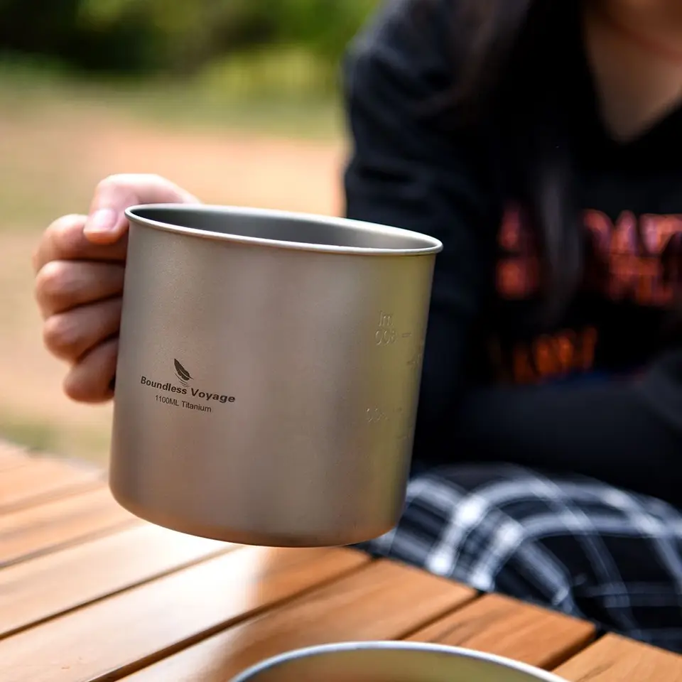 Boundless Voyage Ensemble Cuillère/fourchette En Titane Avec