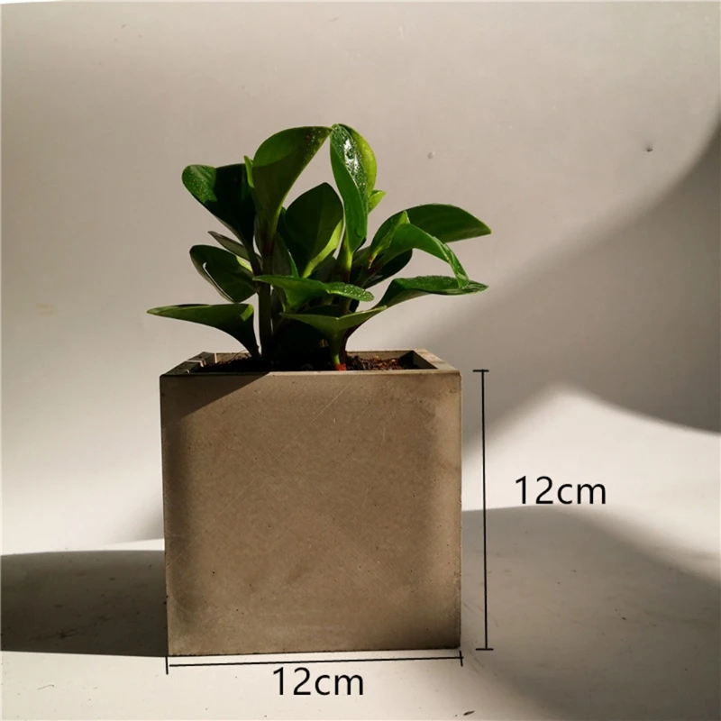 Large Flower Pot Silicone Mold Diy Succulents Concrete Flower Pot Vase Plaster Cement Mold Clay Mold Holder Mold