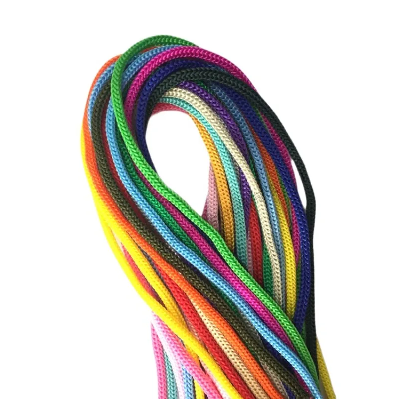 Nylon Cord 2mm 3mm 4mm 5mm 6mm Hollow Nylon Cord White Nylon Cord for Jewelry Making Bracelet DIY