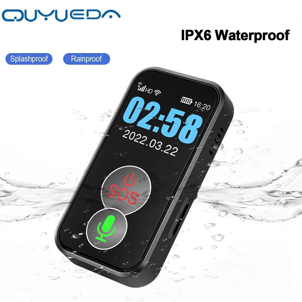 Mini GPS Tracker 4G Tracking Pendant Device Student Locator Card With 1000mAh Battery Waterproof SOS Fall Alarm Gen-fence Charm