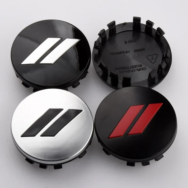 4pcs 63mm Car Wheel Center Hub Caps Rim Cover Emblem Sticker for Dodge Charger Challenger Hell Cat SRT Chrysler 300C wheel hub covers wheel hub caps