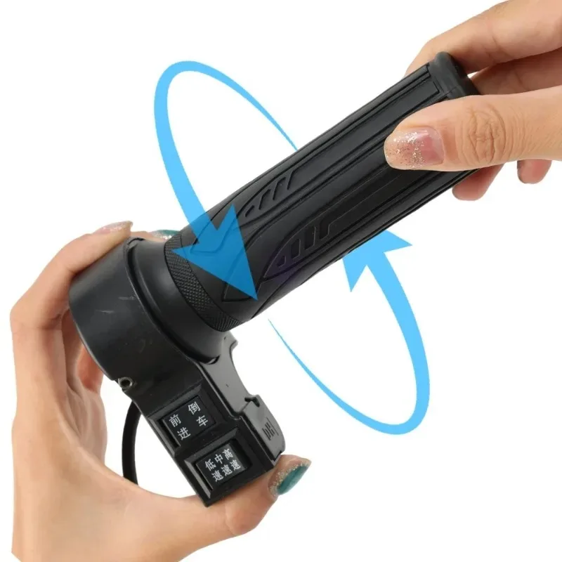 New Electric Bike Bicycle Twist Throttle High Medium Low Speed Forward Reverse Speed Control Without Switch Acceleration Handle