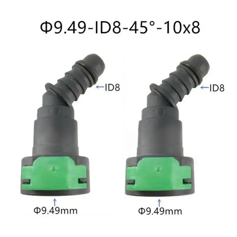 New Car 9.49mm 9.49 ID8 10x8 Auto Urea Connector Fuel Line Hose Pipe Quick Release Female Connector 180 90 45 Degrees - 34