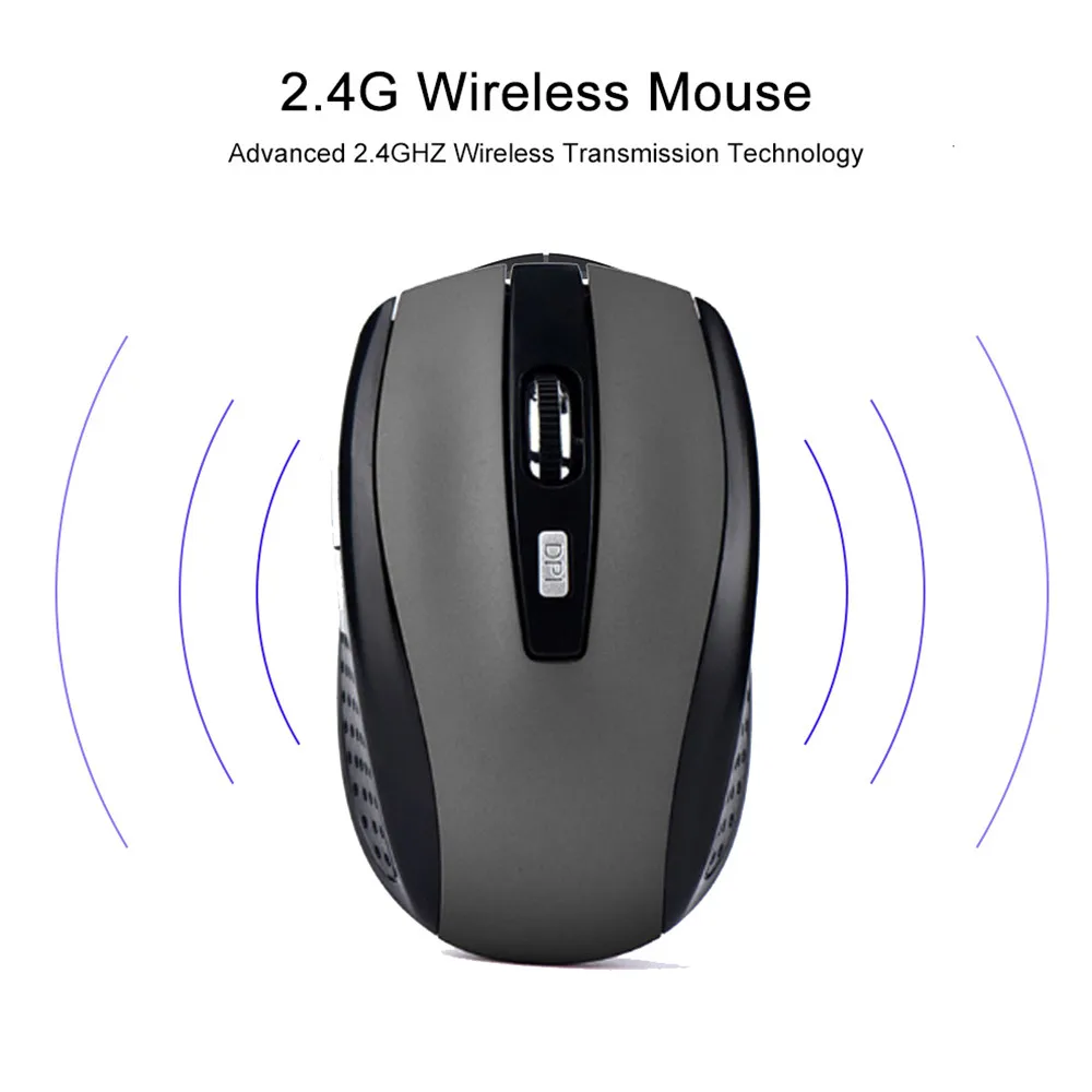 2.4G Optical Wireless Mouse Office Mouse Adjustable DPI Mice for Computer Laptop Gaming Mice Ergonomic design Wireless Mouse