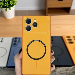 Cover posteriore in silicone rigido colorato e antiurto per Tecno Spark 40