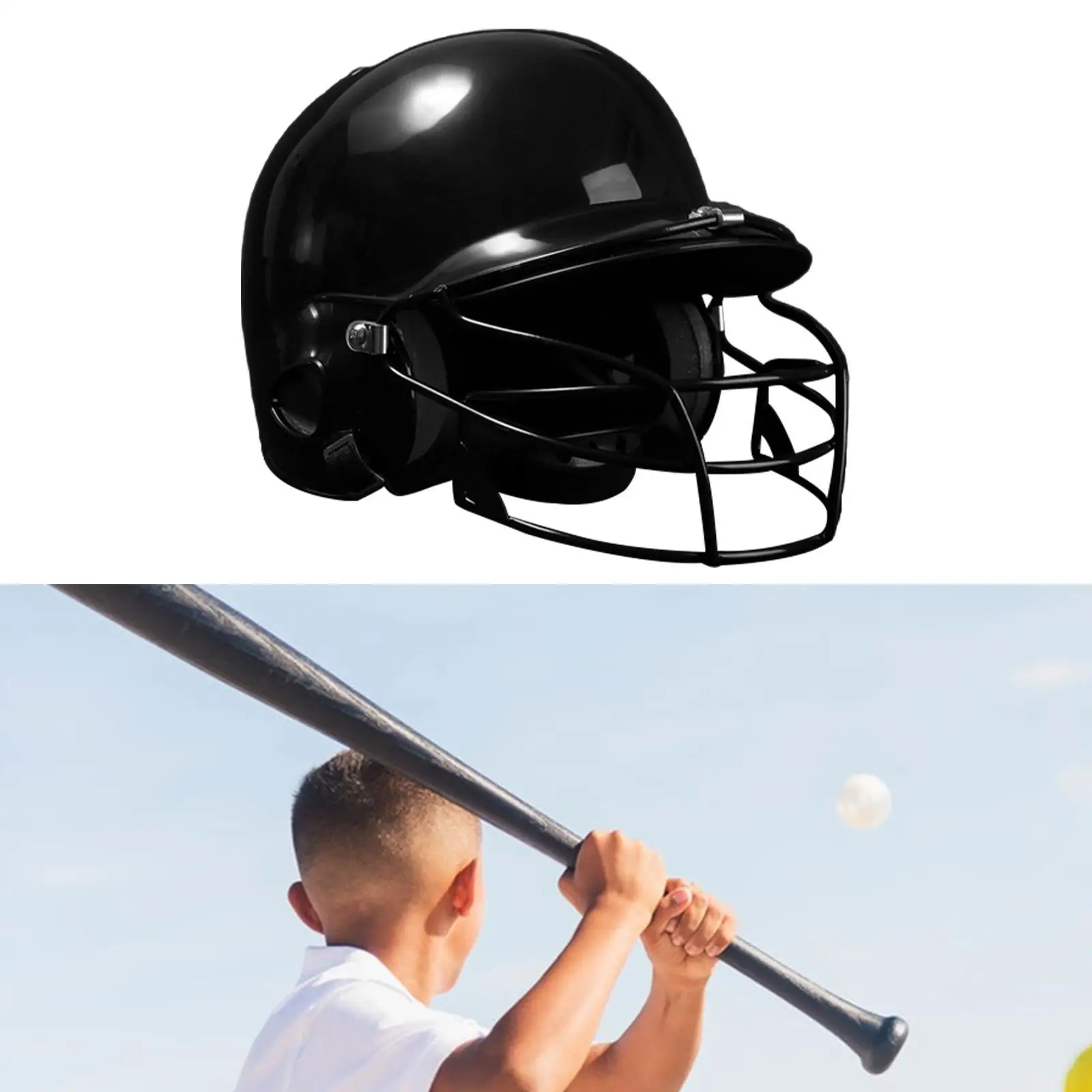 Casco de bateo de béisbol con máscara facial deportiva para adultos casco  de combate de Softbol máscara facial transpirable Protector de cabeza -  AliExpress, image size:1600x1600