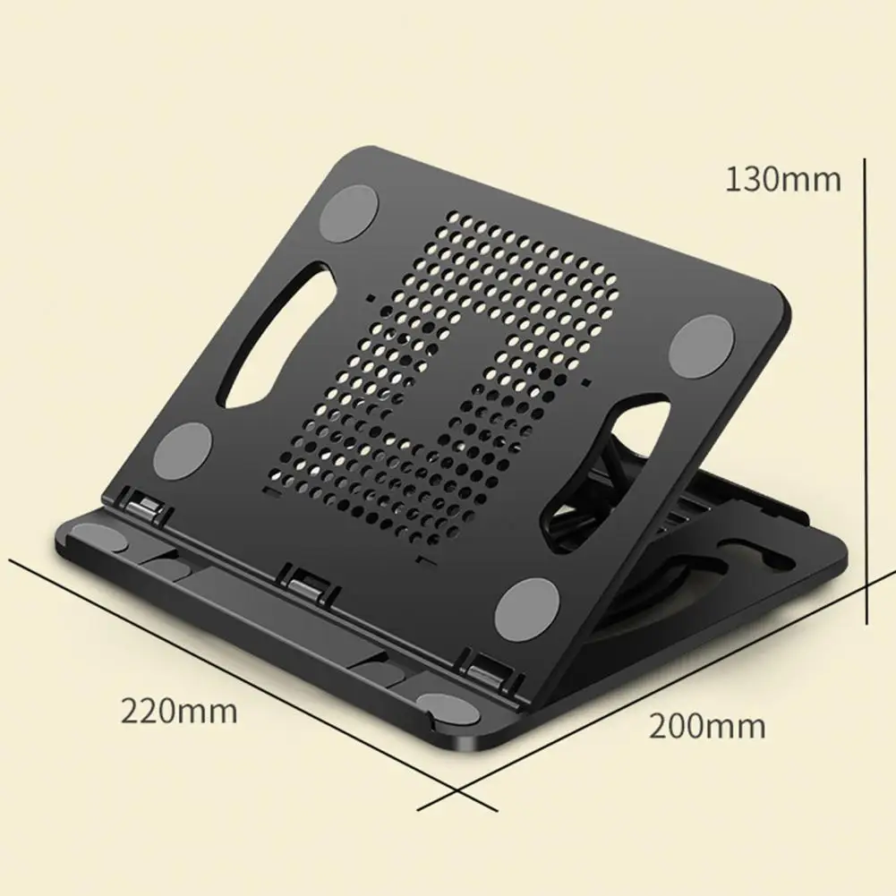 

Useful Strong Load Bearing Cell Phone Laptop Computer Stand Riser Heat Dissipation Universal Folding Stand for Home Use