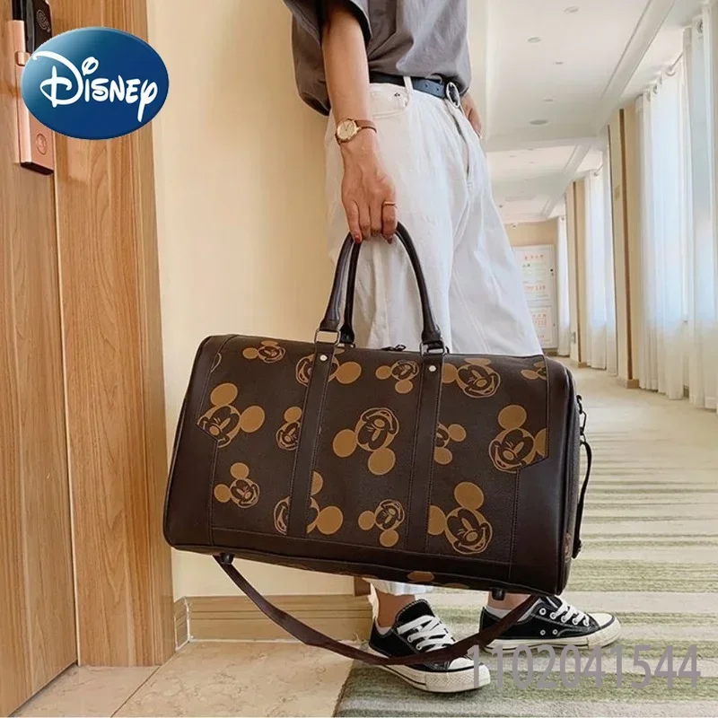 

Disney Mickey Mouse Ladies Travel Bag for Women Man Student Large Capacity Luxury Designer Unisex Luggage Gym Bag Fashion