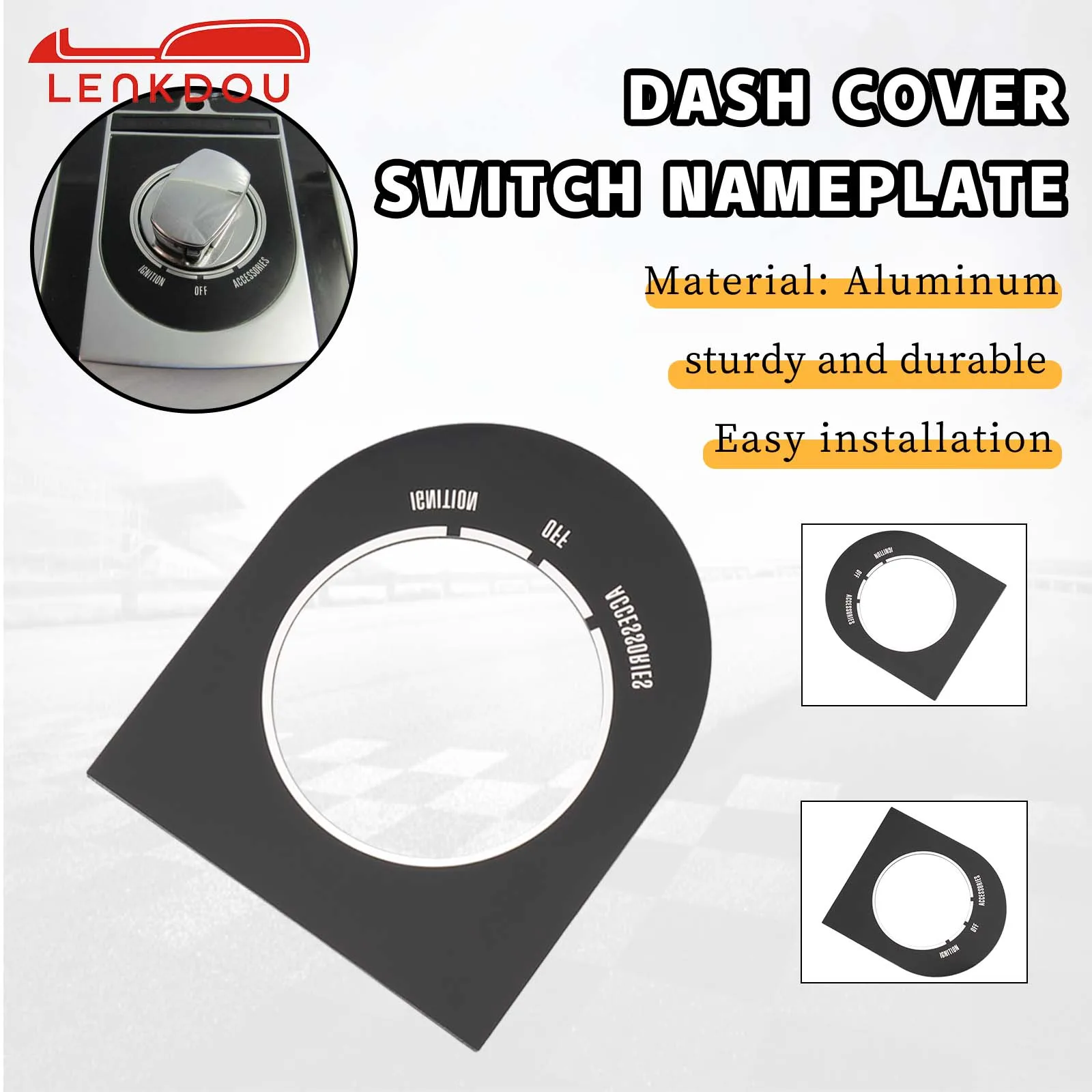 にゃんすけ様オーダー　一輪車カバーNo.268 Motorcycle Dash Cover Switch Nameplate 71302-93A Fits For