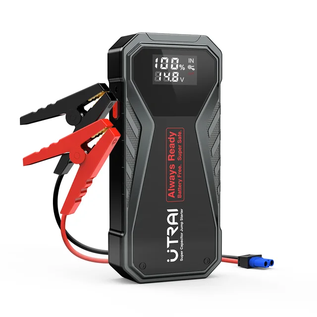 UTRAI Super Capacitor Car Jump Starter Battery Less Quick Charge Super