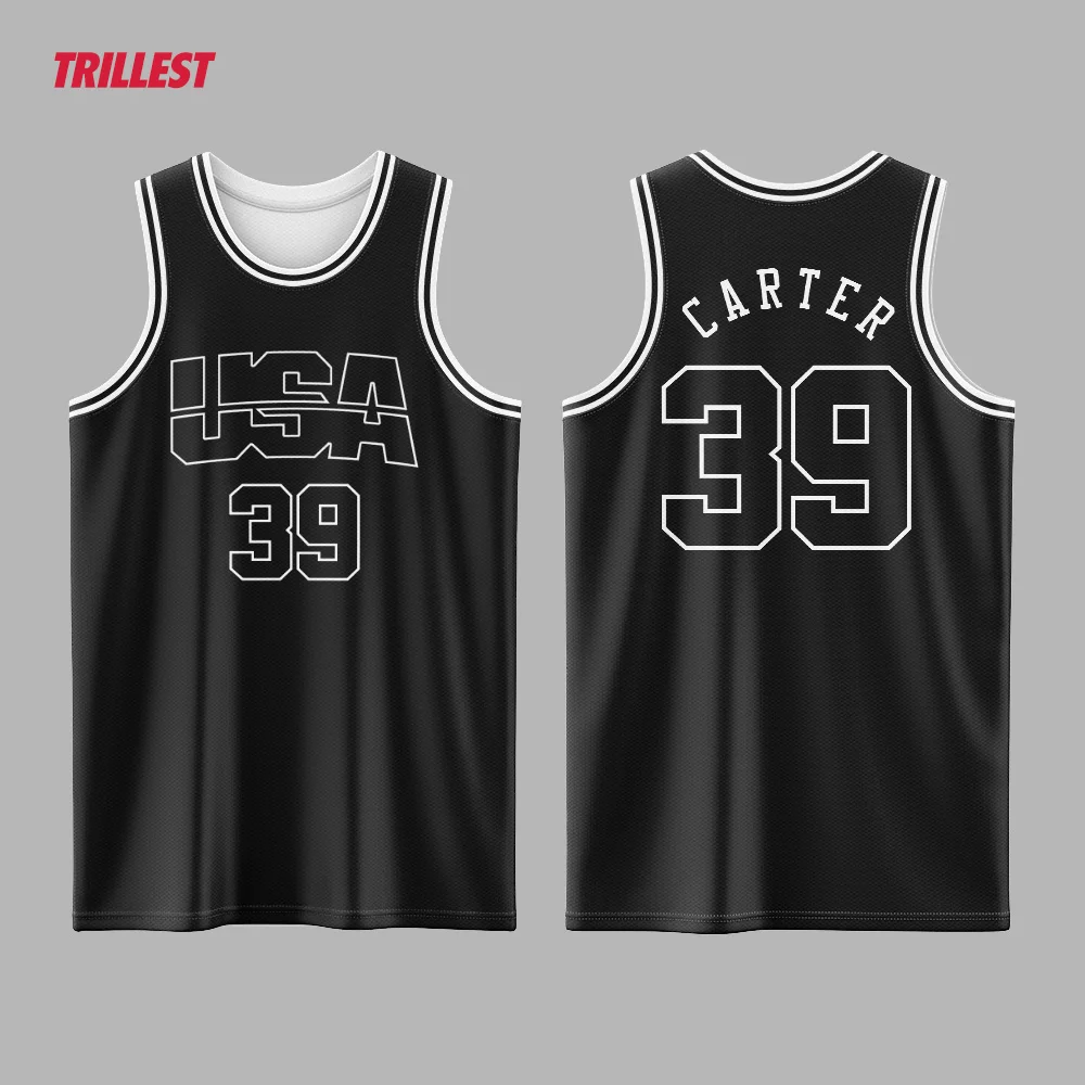 Trillest R.I.P. 39th USA President Jimmy Carter Anniversary Edition Basketball Jersey Men's Women's Youth Sizes Available