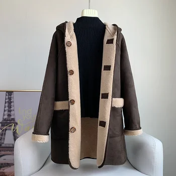 Giacche da donna 2025 Cappotto di pelliccia Donna Lusso Novità in capispalla Ripristina antichi modi Eleganza Cappotto invernale Cappotti da donna femminili 1