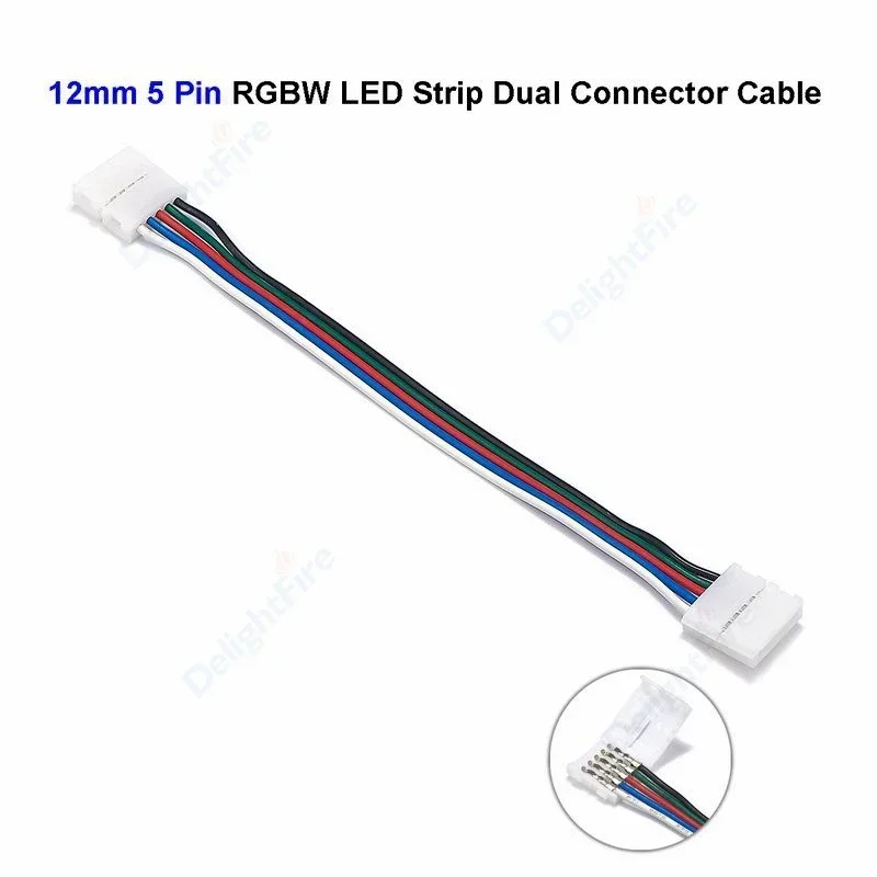 Prolunga Per LED 5 Metri – Cavo PVC Per Strip LED 2A – Collegamento Senza Saldature