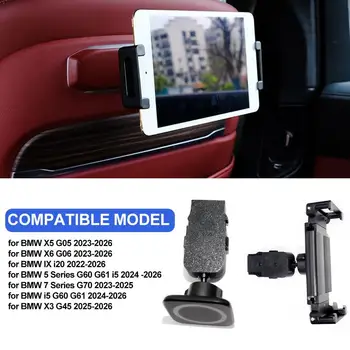 Supporto per Telefono e iPad da Auto per Sedile Posteriore Compatibile con BMW IX i5 G60 G05 G06 G61 X3 X5 X6 Serie 5 Serie 7 2025 G45