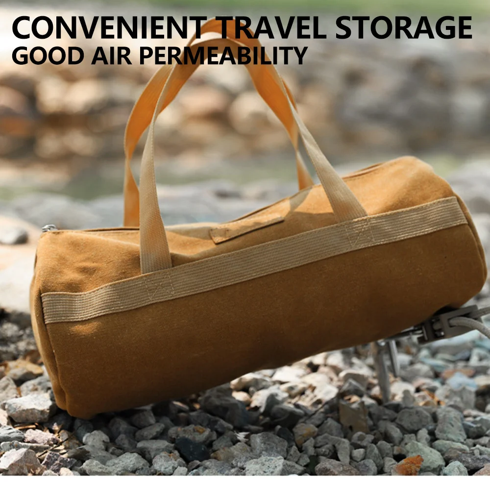 Cylindrical Handheld Storage Bag Large Capacity Thick Hammer Tent Ground Nail Wind Rope Bag Miscellaneous Tool Bag 5