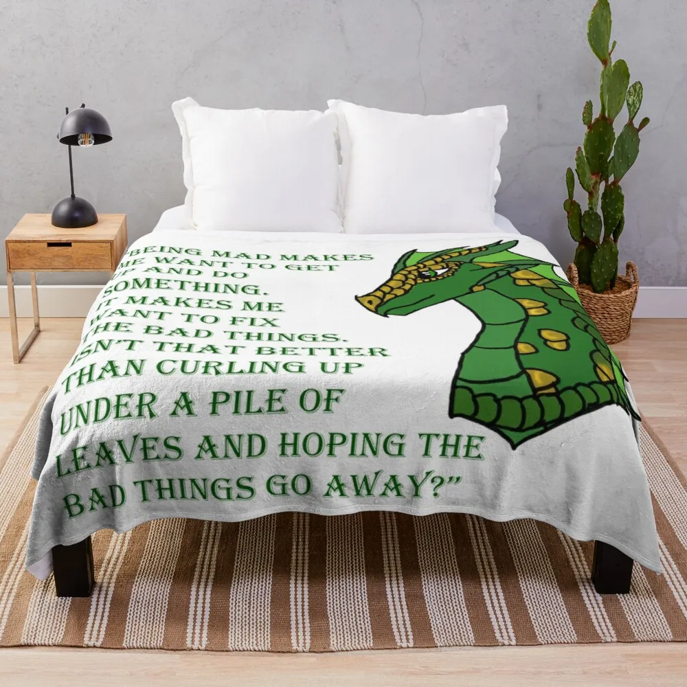 

Sundew Quote Throw Blanket throw blanket for sofa heavy blanket