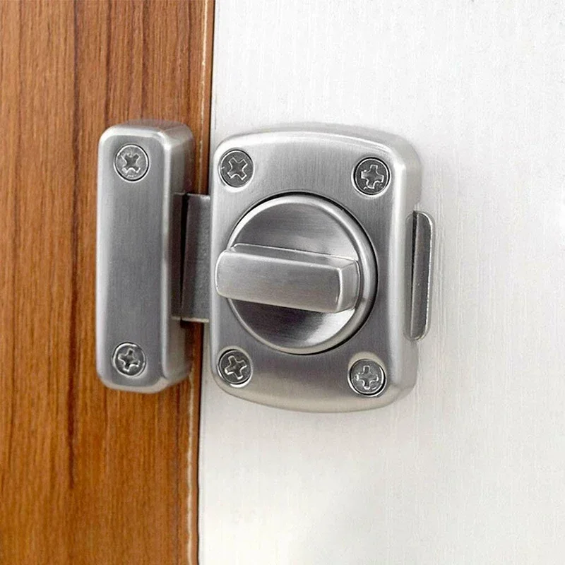 

Privacy WC Latch Vacant Engaged Door Lock Toilet Shower Cubicles & Bathroom Turn Twist Bolt Privacy Catch Latch