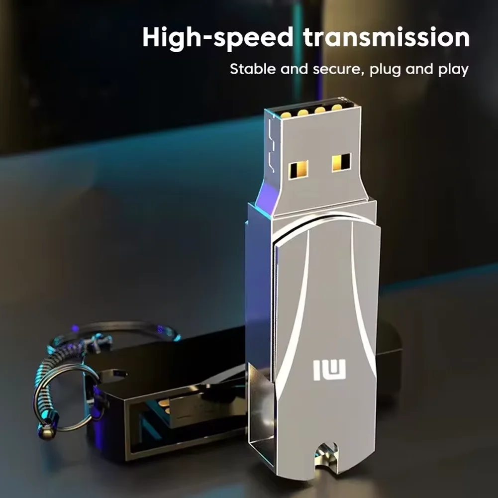 Lenovo 16TB 8TB 4TB USB 3.0 Pen Drive High Speed Transfer Metal Portable SSD Pendrive Cle U Disk Flash Drive Memoria USB Stick