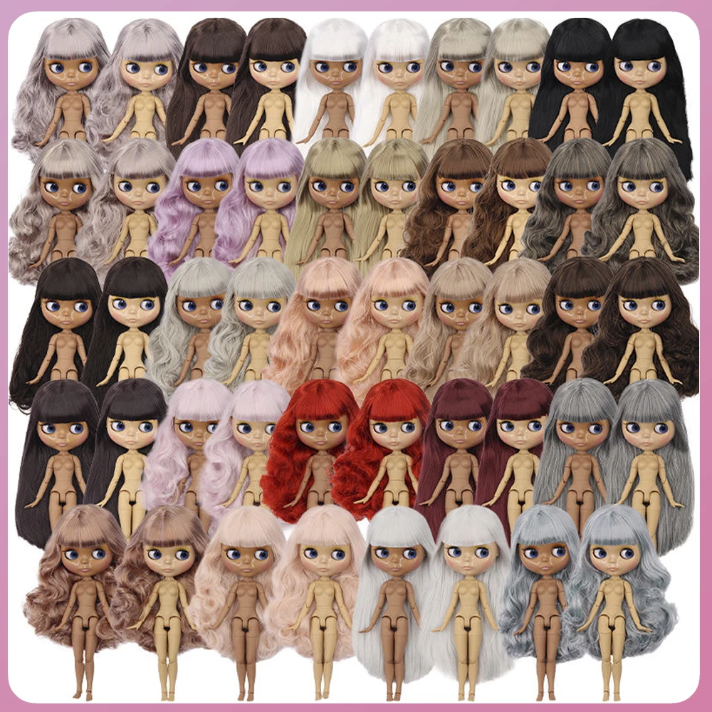 

ICY DBS Blyth Doll 19 Joint Body 30CM 1/6 BJD Toy Light Grossy Tan Face Frosted Face 1/6 DIY Fashion Doll Gifts For Girls