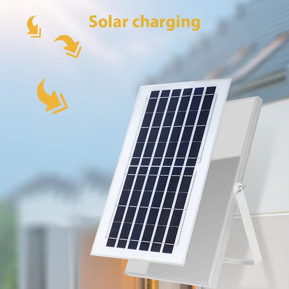 LED Solar Flood Light Sensor Street Outdoor Garden With Remote Control Security Dual Lights - 3