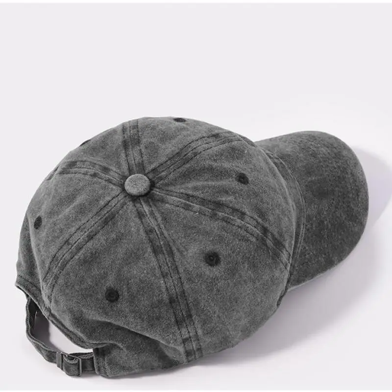 Baseball Cap Baseball Cap Women Men Hat Vintage Washed Cotton Soft Top Denim Cloth Dad Hat Casual Sport Trucker Cap Solid Color Adjustable