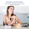 Makeup Remover Pad Cotton Cosmetics Pads Rounded Face Puffs Washing Powder Cleaning 6