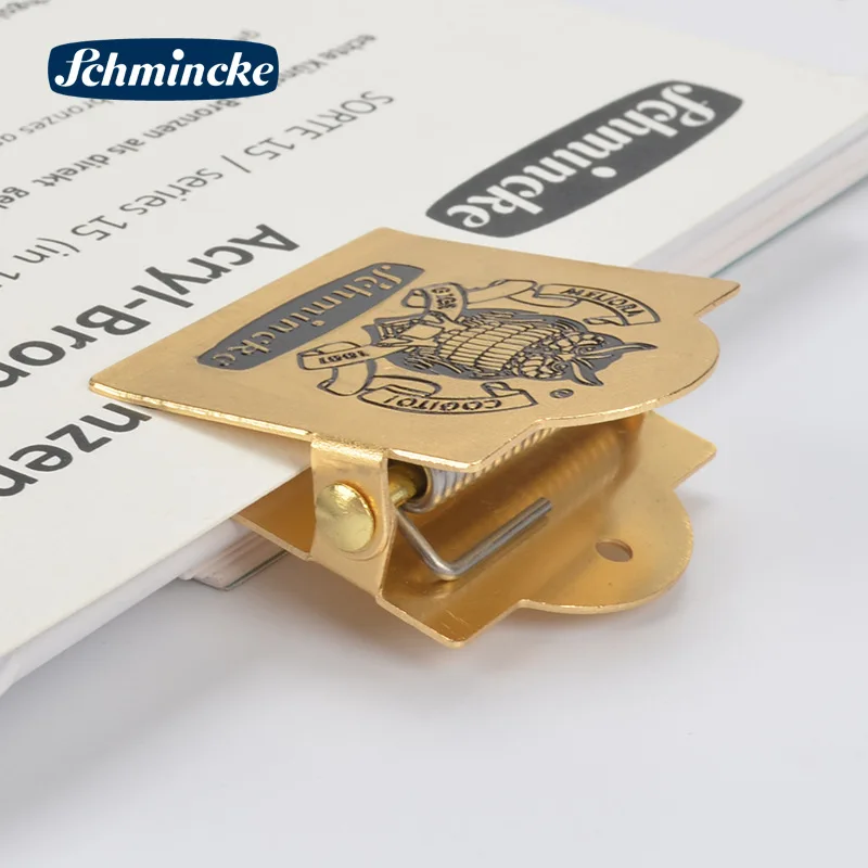 Schmincke Brass Paper Clips paper clips book clips for Art Drawing Paper Book