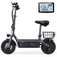 Trottinette électrique iScooter F3 - Moteur 1000W - Batterie 48V 13AH - Vitesse maximale ​ ​ 45 km/h - Roues de 10 pouces - Avec panier de rangement 3