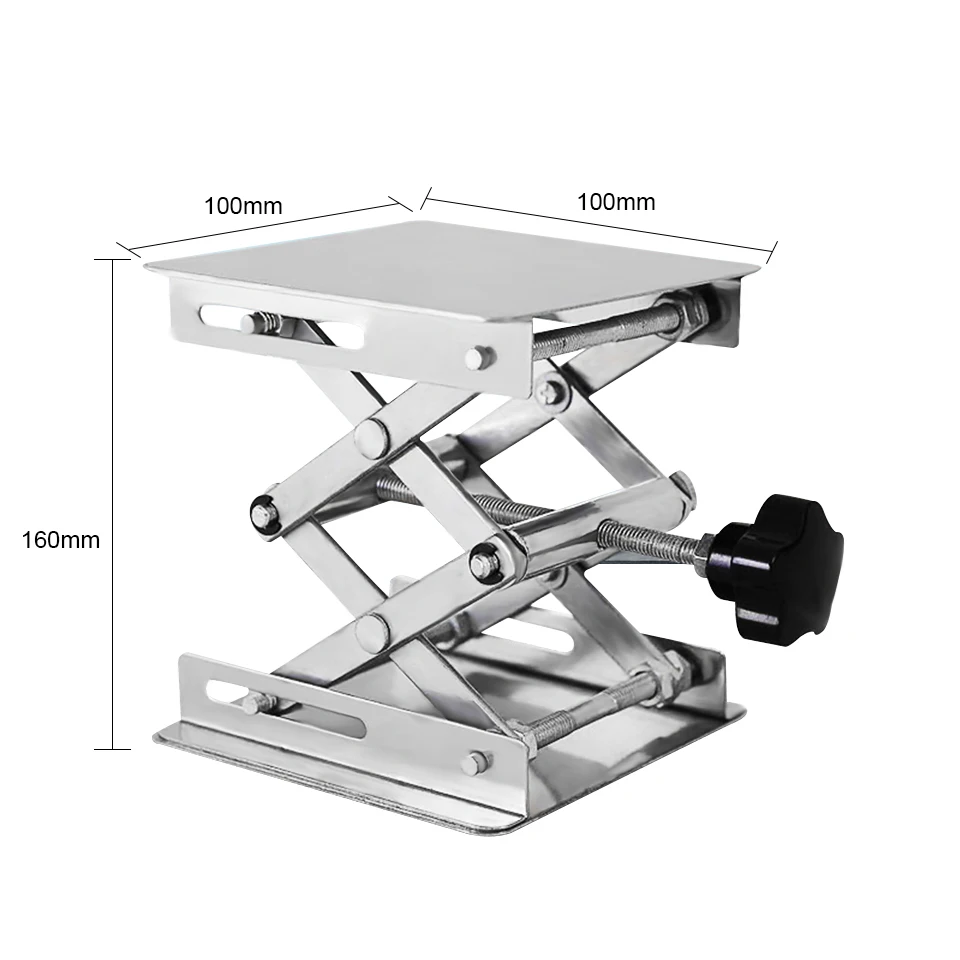 4'x4' Aluminum Router Lift Table Woodworking Engraving Lab Lifting Stand Rack Lift Platform Woodworking Benches Lifter