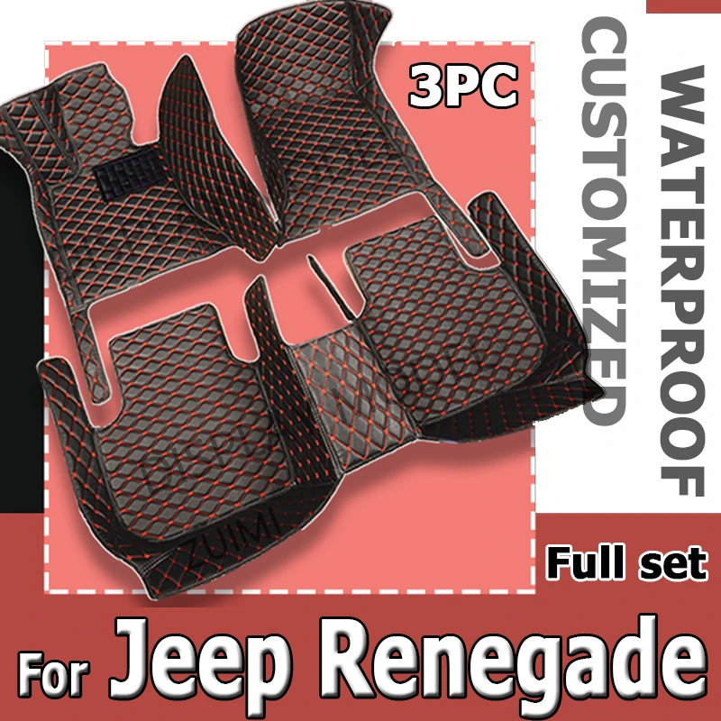 Tappetini Auto Per Jeep Renegade 2022 2021 2020 2019 2018 2017 2016 Accessori Interni Auto Protezione Tappeti Personalizzati Styling
