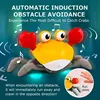 Induction Escape Crab Baby Sensing Electric Pet Musical Toy Indoor Learn Climb Parent Interactive Toys Gifts For Kids Boys Girls 4