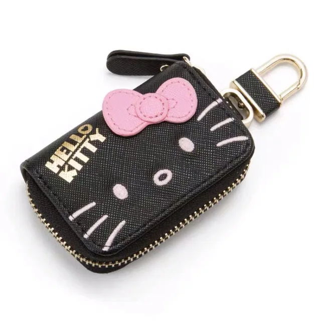 Kawaii Sanrioed Anime Kuromi My Melody Cinnamoroll Kitty Pudding Dog Cartoon Keychain Bag Lovely Car Key Bag Gift for Girlfriend 6