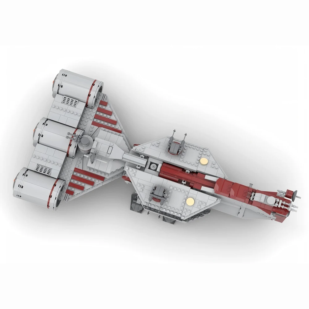 Frigate Lego Star Wars Nave Republica MOC Starship The Rebel Pelta-Class  Combate Fragata MOD Tantive IV, image size:1000x1000