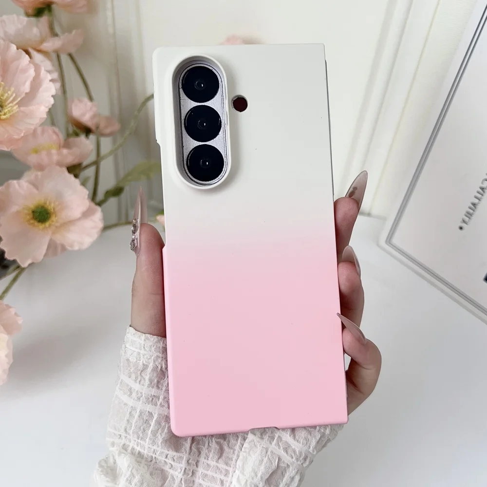 Ultra-Thin Gradient Shockproof Protective Case - Hard PC Cover for Samsung Galaxy Z Fold Series