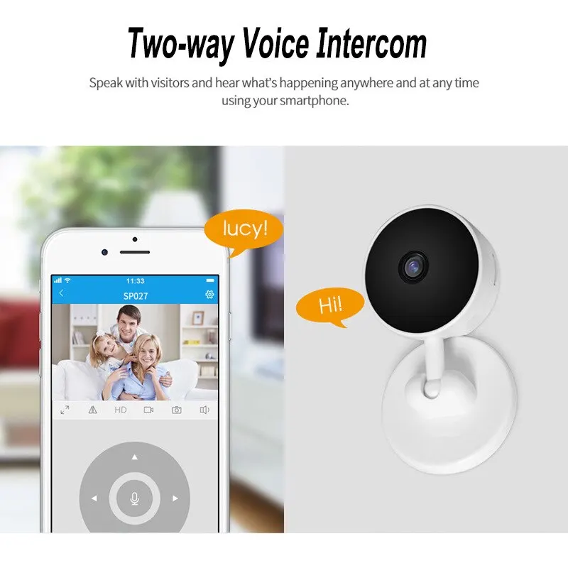 Video Baby Monitor 3MP Wifi Surveillance Two-Way Audio