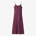 Plum cupro dress